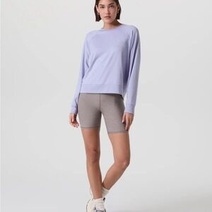 Vuori Lavender Long Sleeve Halo Crew